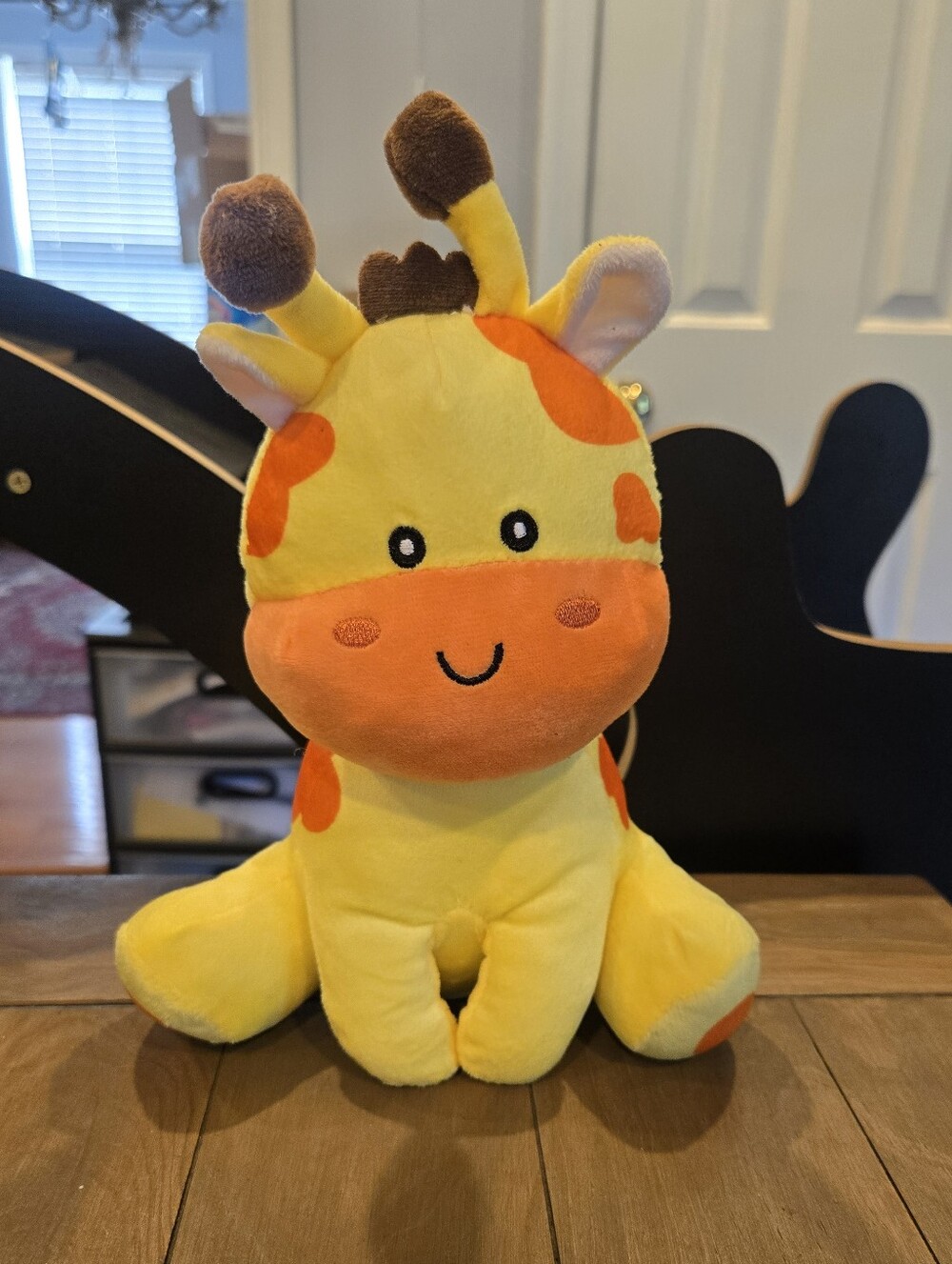 Yellow & Orange Plush Giraffe Stuffed Toy